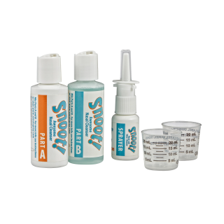 Nosní čistič SNOOT! s oxidem chloričitým (sada s nosním rozprašovačem 113 ml)